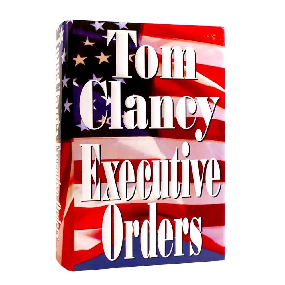 😎NWOT Tom Clancy’s Executive Orders, book/dust jacket are both in new co…